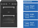 Belling Mini Richmond 60cm Induction Range Cooker bmr60doind - Image 6