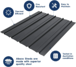 Absco Sheds 5.95 x 5.95 x 3.4m Garage Double Roller Doors - Image 3