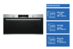 Bosch 90cm Built-In Pyrolytic Oven Series 6 vbc578fs0 - Image 7