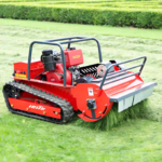 Hot Selling Remote Control Crawler Brush Cutter Grass Mini Robot Flail Working Width 80cm Lawn Mower