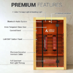 EmberPro 2 Person Infrared & Full spectrum heater Sauna - Image 10
