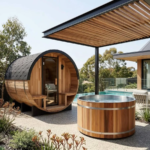Curve+ Ice Bath & Urban Retreat 4-6 Person Sauna | Contrast Package