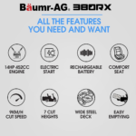 BAUMR-AG 38" Ride On Mower Tractor Electric Start - Image 7
