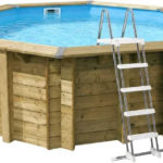 Ubbink Sunwater wooden pool 3.60 x 1.20 m (H) – Liner color
