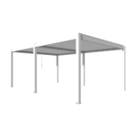Aluminium Louvre Pergola Manual Wall Mounted - Image 4