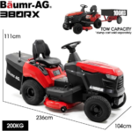 BAUMR-AG 38" Ride On Mower Tractor Electric Start - Image 2