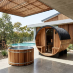 Curve+ Ice Bath & Urban Retreat 4-6 Person Sauna | Contrast Package - Image 4