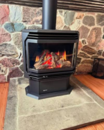 Gas Log Fireplace – Millennium 33 Freestanding - Image 4