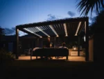 Luxi Living Tasman Motorised Freestanding Louvre Pergola - Image 5